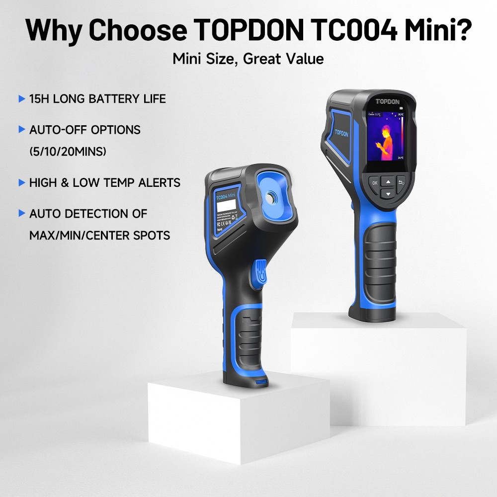 2025 TOPDON TC004 Mini Thermal Imaging Camera 240*240 IR Long Battery Life US