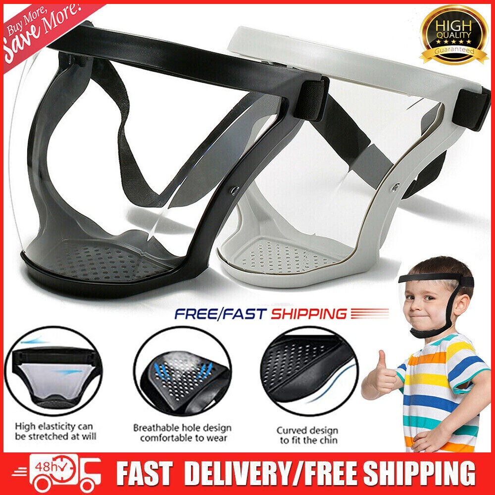 Full Face Super Protective Mask Anti-fog Shield Safety Transparent Head Cover