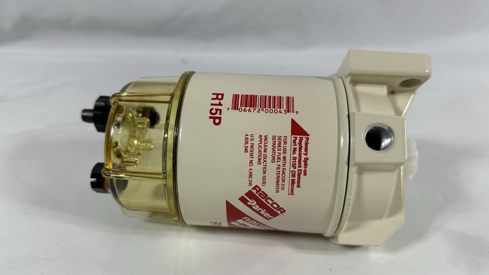 Racor 215R30 200R Fuel Filter Water Separator Housing Assembly R15P New OEM