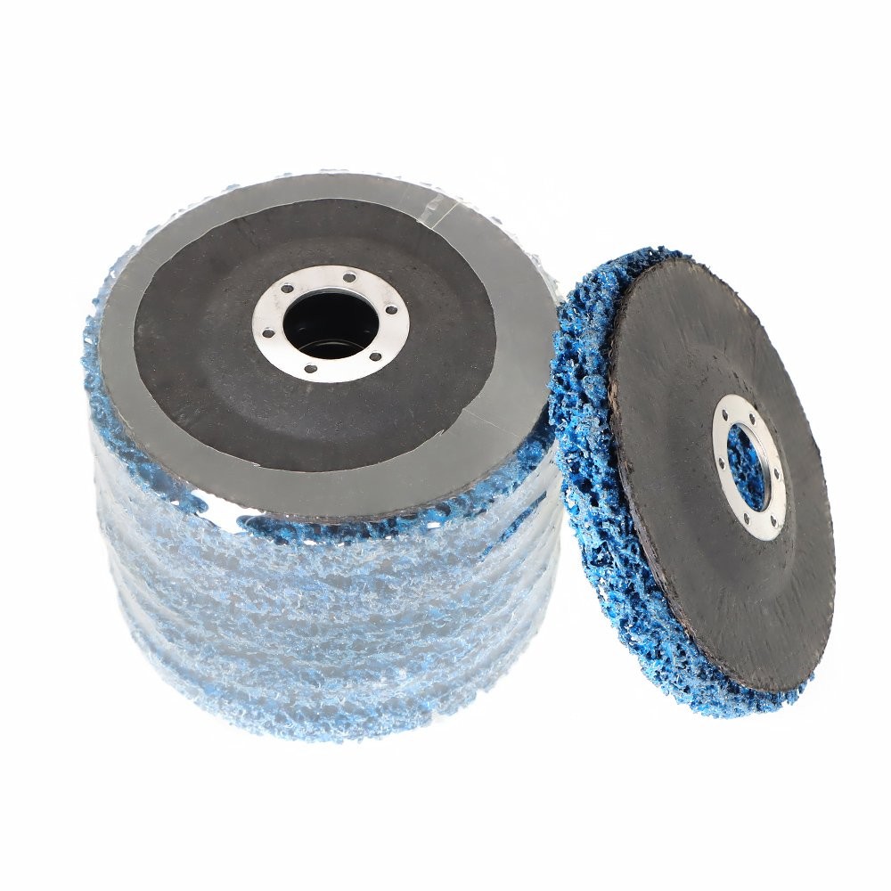 10 Piece 4.5” Poly Strip Disc Wheel Paint Rust Removal Clean Angle Grinder New