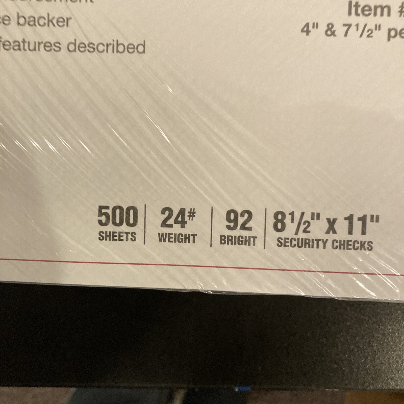 Docuguard 04517 Check Paper – For Laser, Inkjet Print – Letter – 8.50″ X 11″