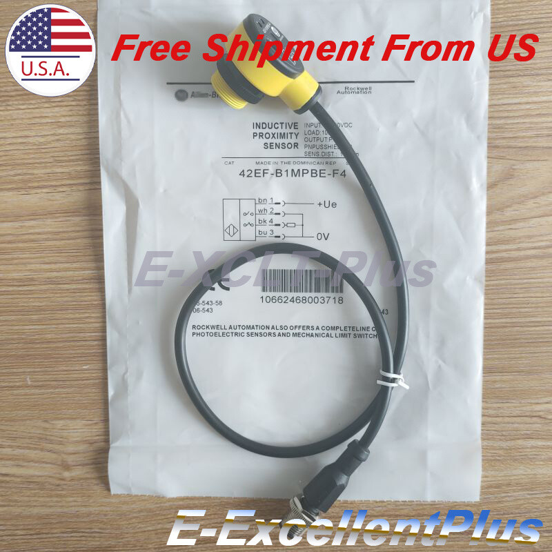 Photoelectric Switch Sensor 42EFB1MPBEF4 For Allen Bradley 42EF-B1MPBE-F4 100mA