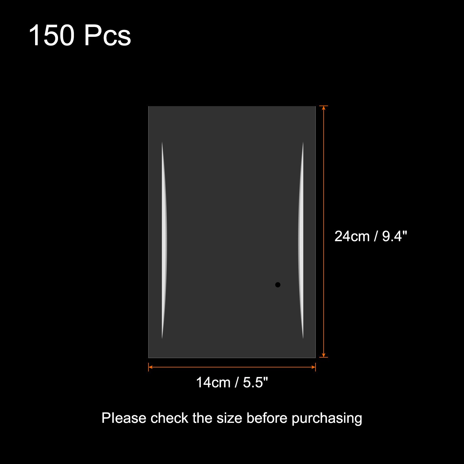150Pcs Heat Shrink Wrap Bags 6″ x 9″ POF Heat Shrink Film Wrap