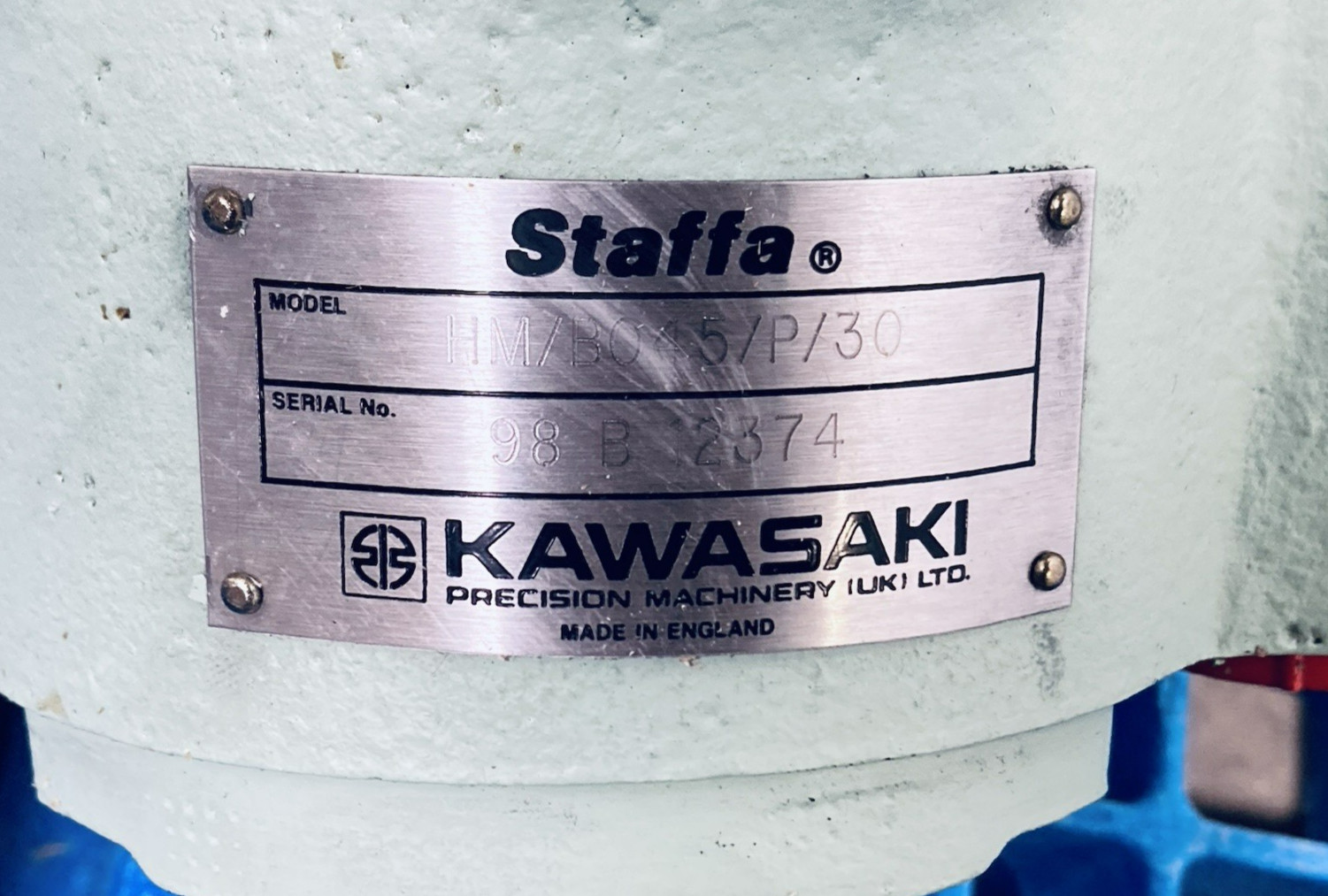 KAWASAKI HM/B045/P/30 Staffa Fixed Displacement Hydraulic Motor HMB045