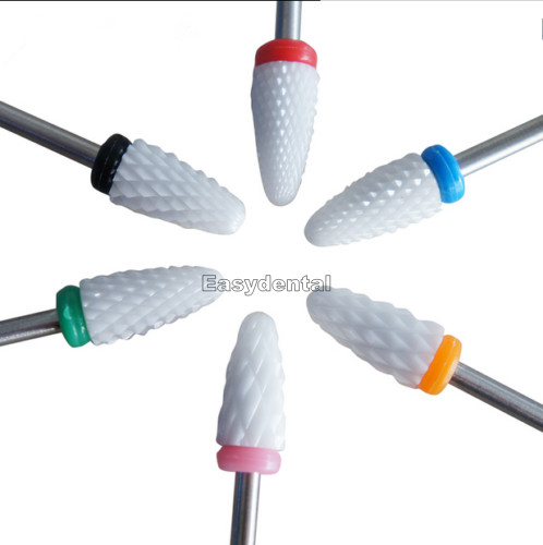 Dental 2.35mm Lab Zirconia Ceramic Burs Drills for Micro Motor Polisher HP Shank