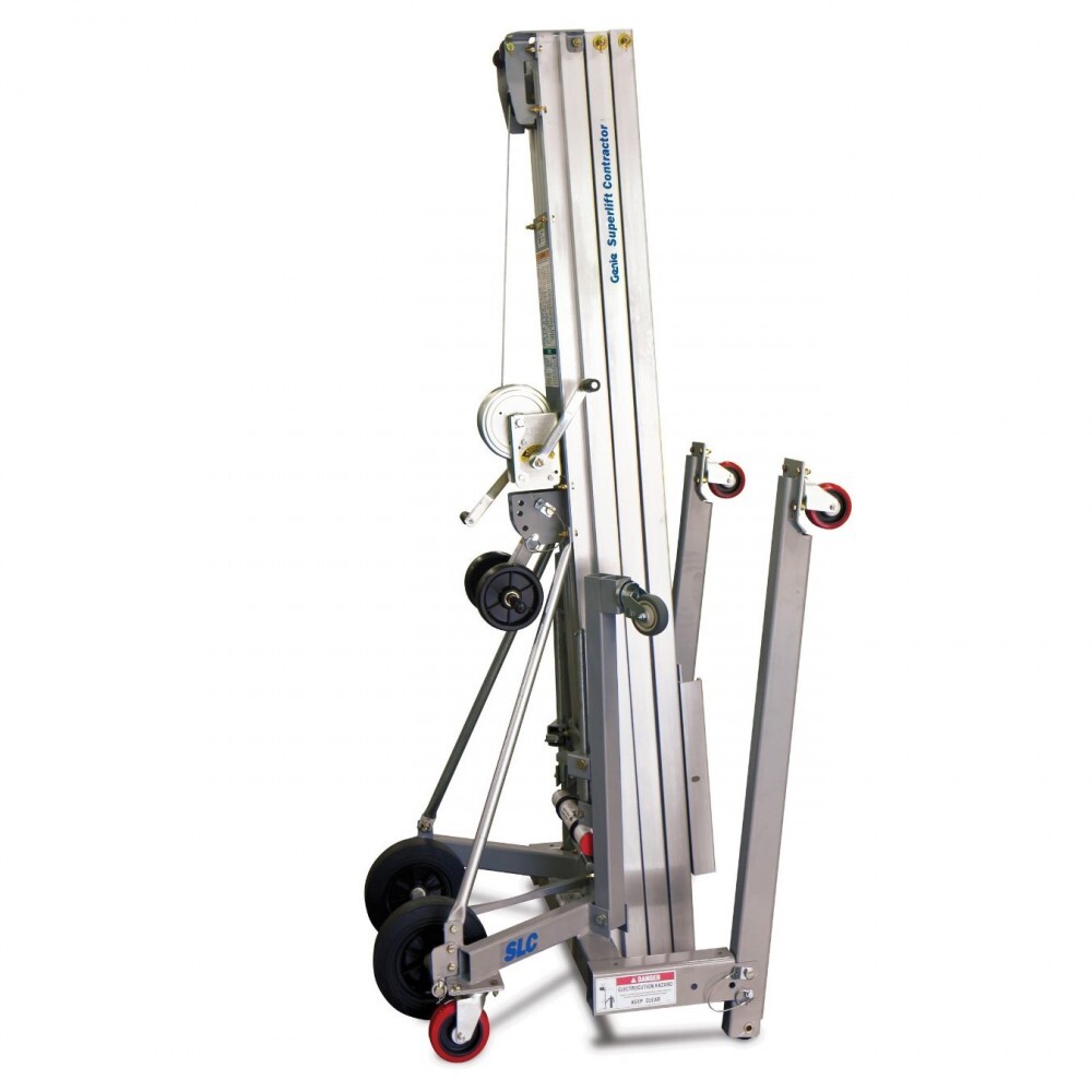 GENIE SLC-18 SUPERLIFT CONTRACTOR LIFT WITH LOAD PLATFORM – 18′ 6″ LIFT HEIGHT