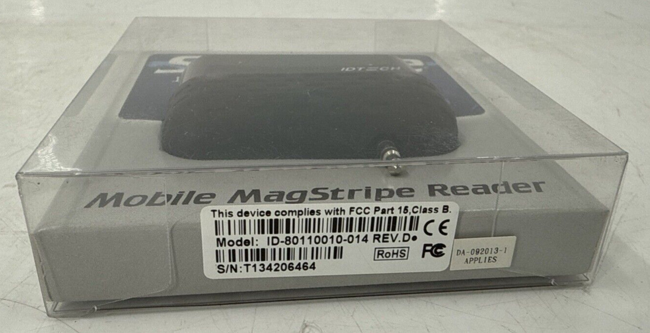 ID Tech Shuttle Black Audio Card Reader for iPad / Android NEW GC-5680