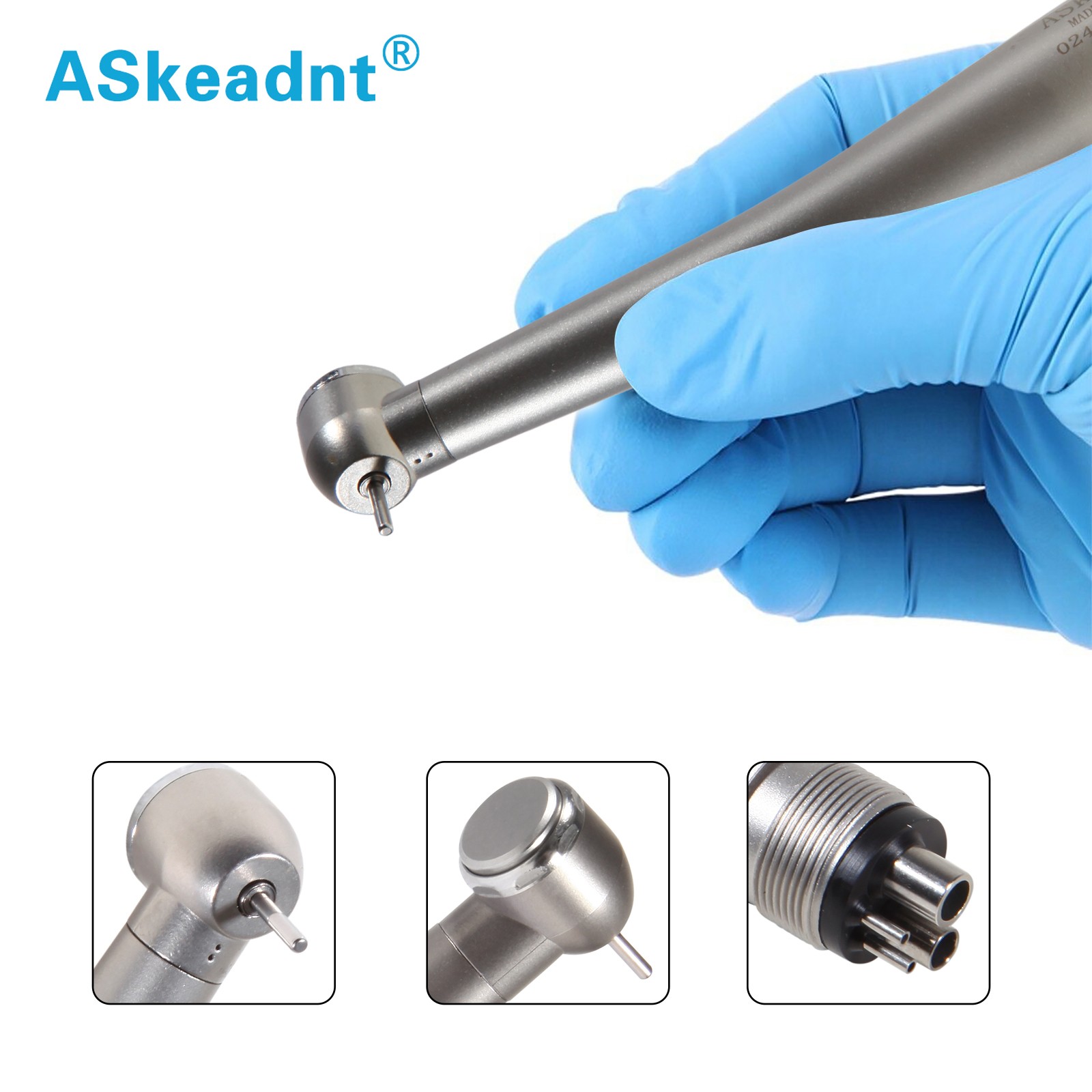 NSK PANA MAX Style Dental High Speed Handpiece Push Button 4Hole Clean Head BURR