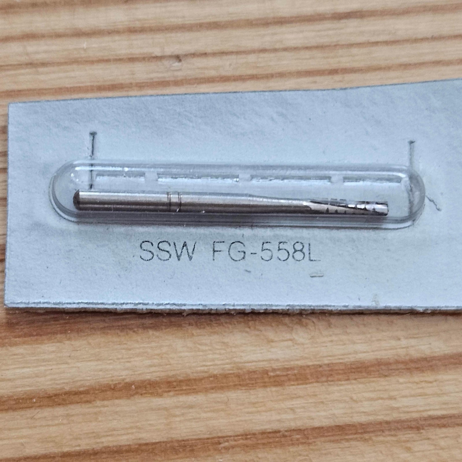 SS White #558L Dental Straight Burs, Carbide Steel, FG High Speed, 58 burs