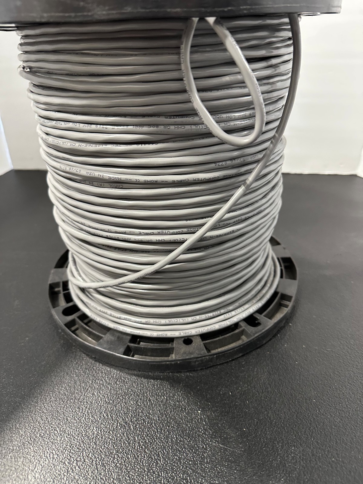 Carol Cable – Approx 700 FT + / 24AWG 2 Conductor Multi-Conductor Cable Gray