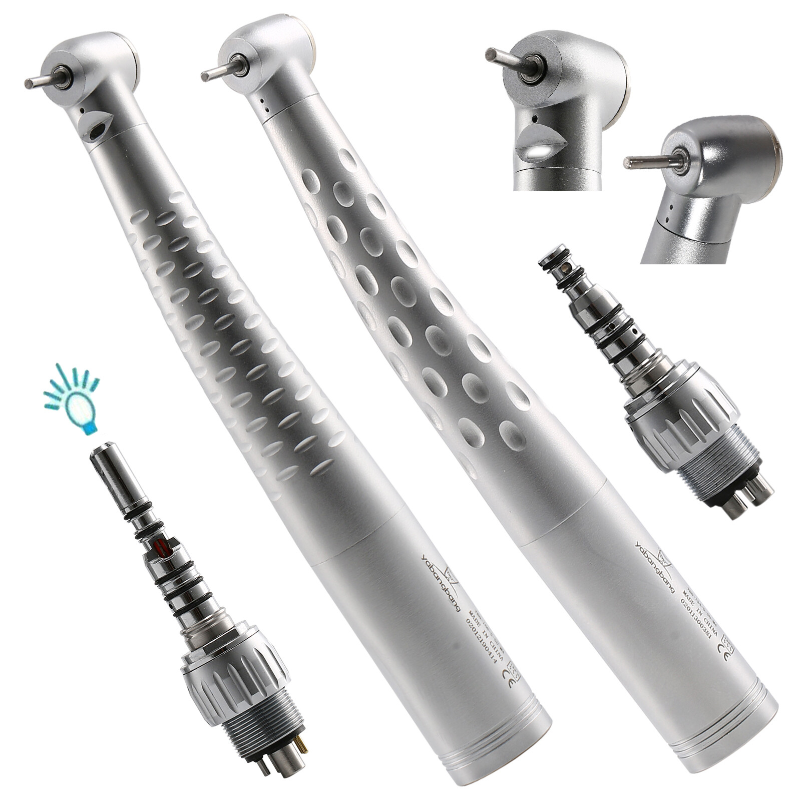 KAVO Style Dental Fiber Optic LED High Speed Handpiece / Quick Coupler 4/6 Holes