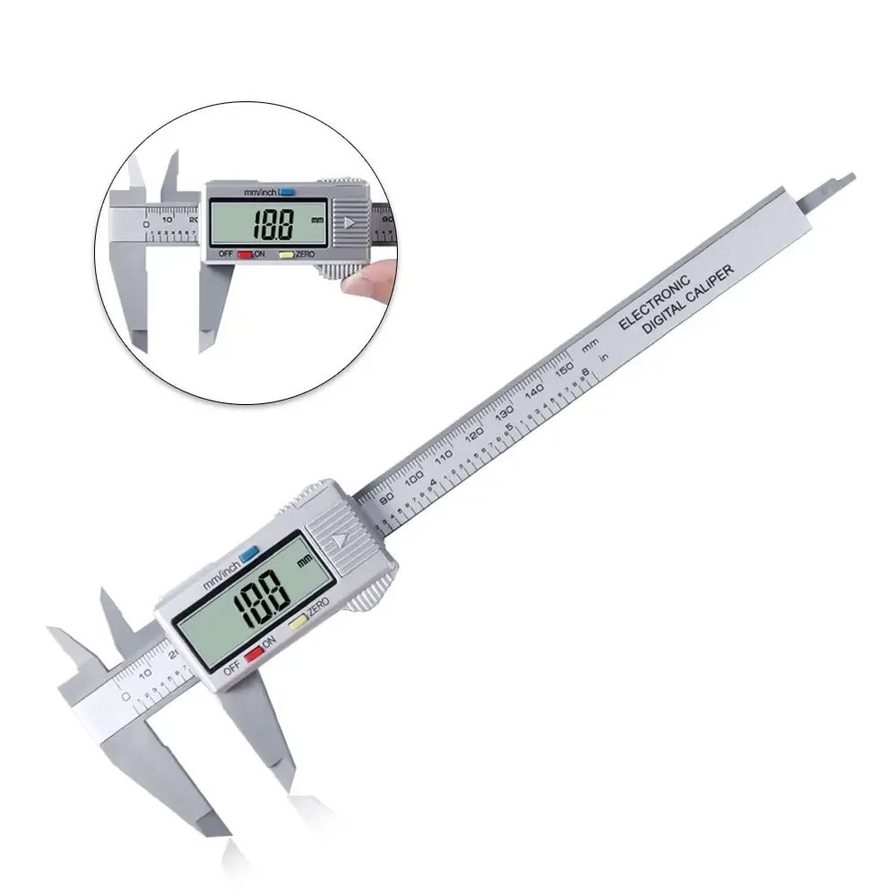 6″ 150mm Digital Vernier Caliper Metal Electronic LCD Micrometer Measuring Gauge