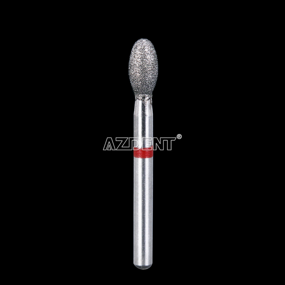 10Pcs/Pack Dental Dimond Burs Football #379-023F Fine Red Azdent