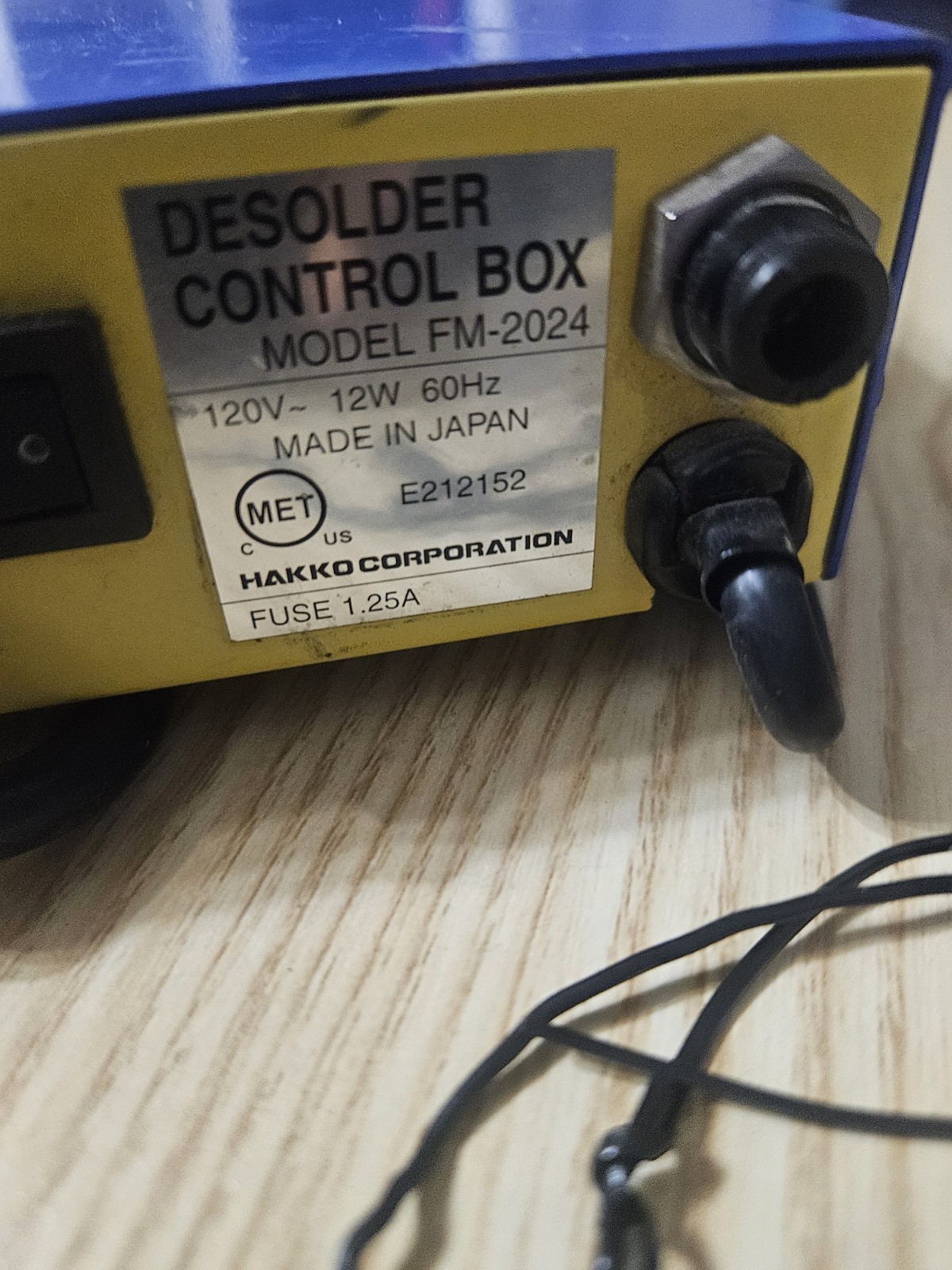 Hakko FM2024-21 – Desoldering C1492 Control