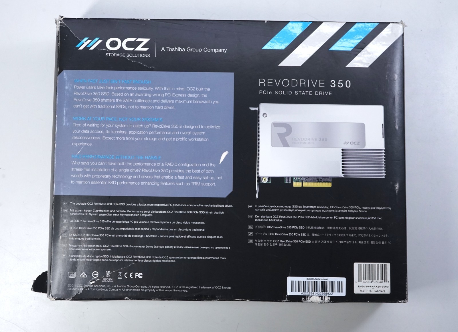 OCZ RevoDrive 350 960GB PCIe Solid State Drive SSD (RVD350-FHPX28-960G)