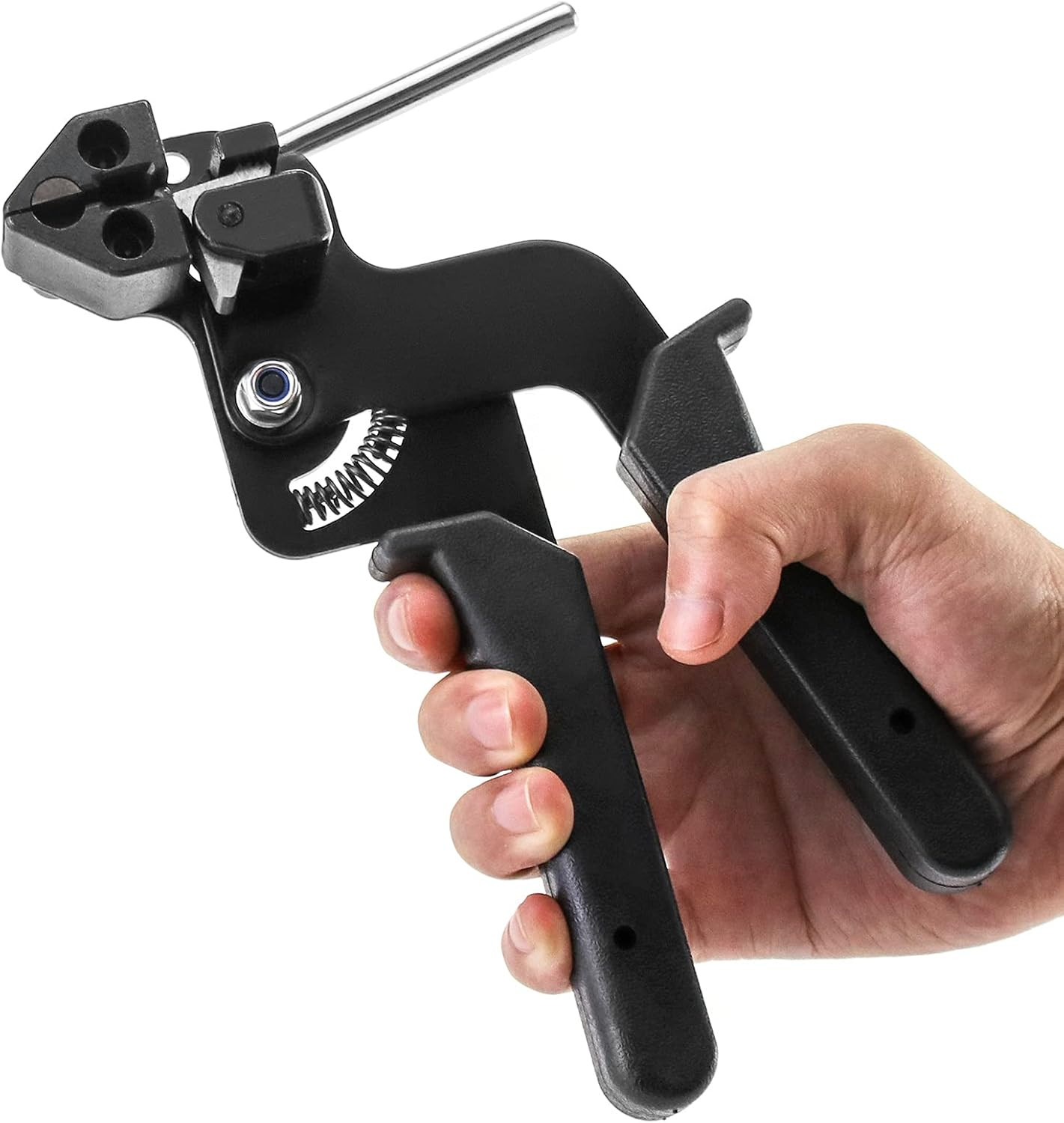 Cable Tie Gun, Stainless Steel Zip Tie Tightener Wrap Tool, Self-locking Metal Z