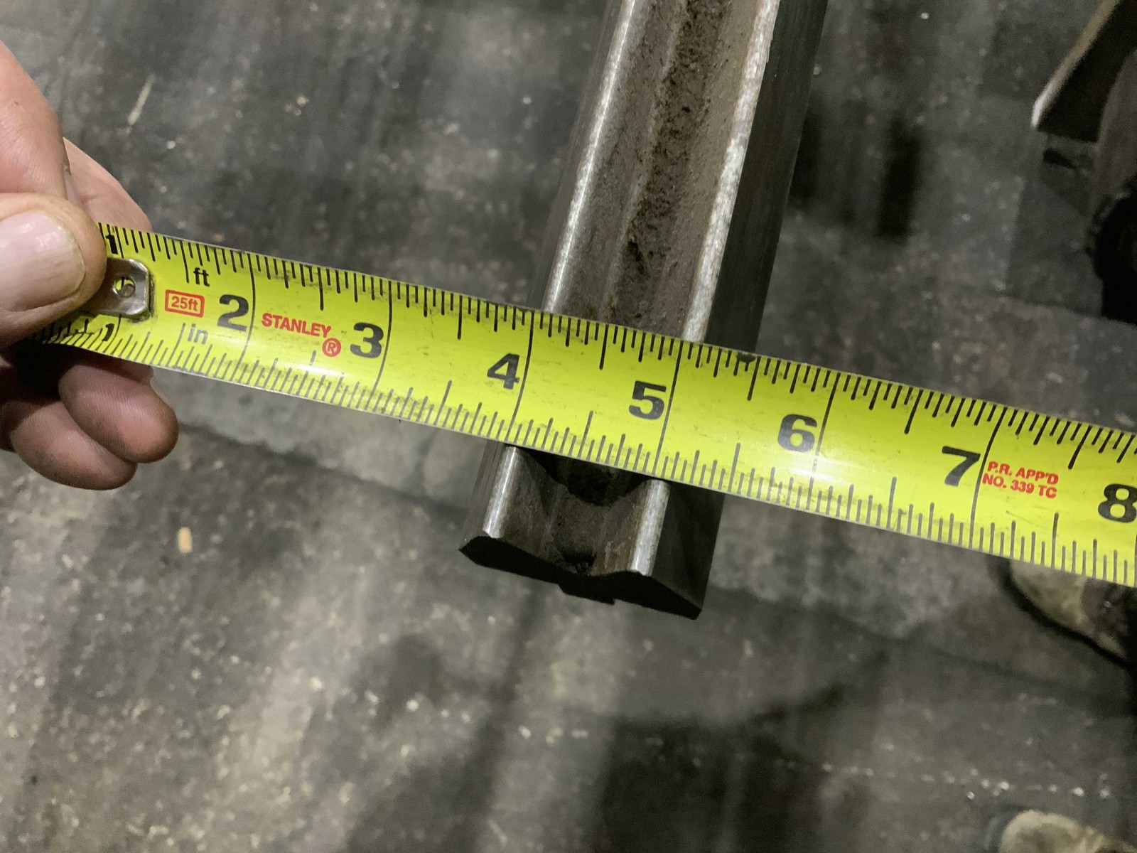 90-1/4″ X 7/8″ OPENING FEMALE PRESS BRAKE DIE: STOCK #76029