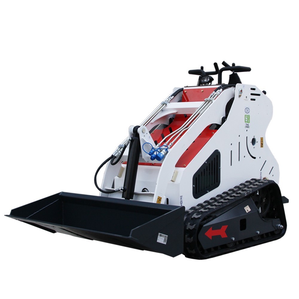 Compact stand-up tracked mini skid steer loader Runtong R420 Engine US in Stock