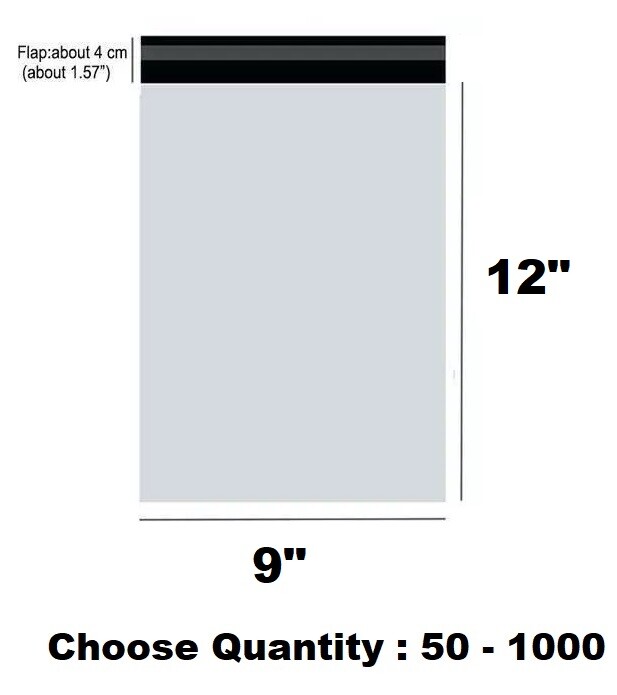 Poly Mailers Shipping Bag 4×6, 5×7, 6×9, 7.5×10.5, 9×12, 10×13, 12×16, 14.5×19