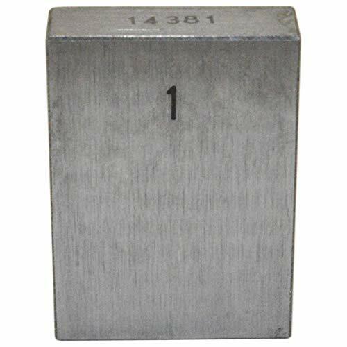 1 Inch Gauge Block with AS-1 Grade Inspection Certificate, Steel Rectangle, 1″