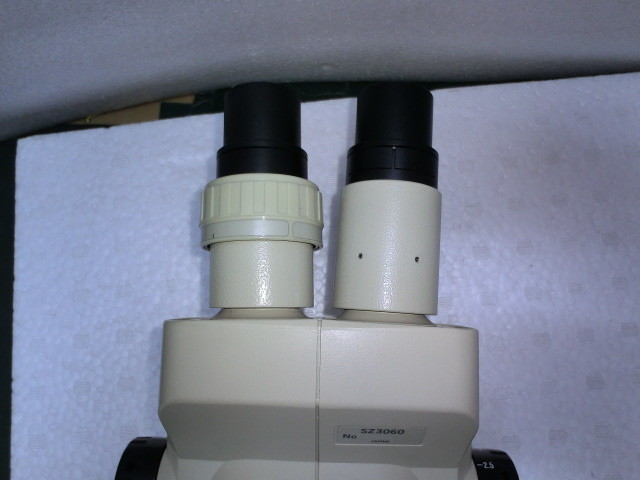 Olympus SZ3060 Stereo MicroScope+Olympus G10x Eyepiece,0.9-4Zoom,Used&5991