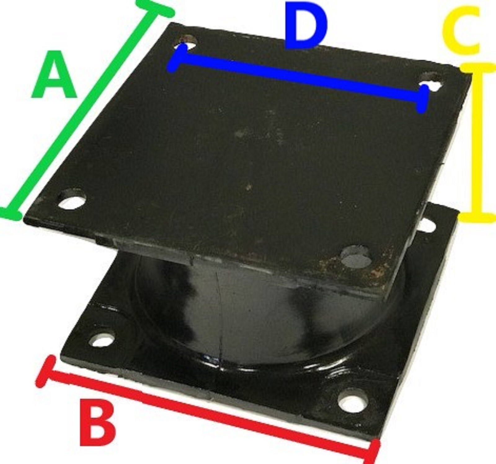 Compactor Isolator Rubber Mount Extra Small