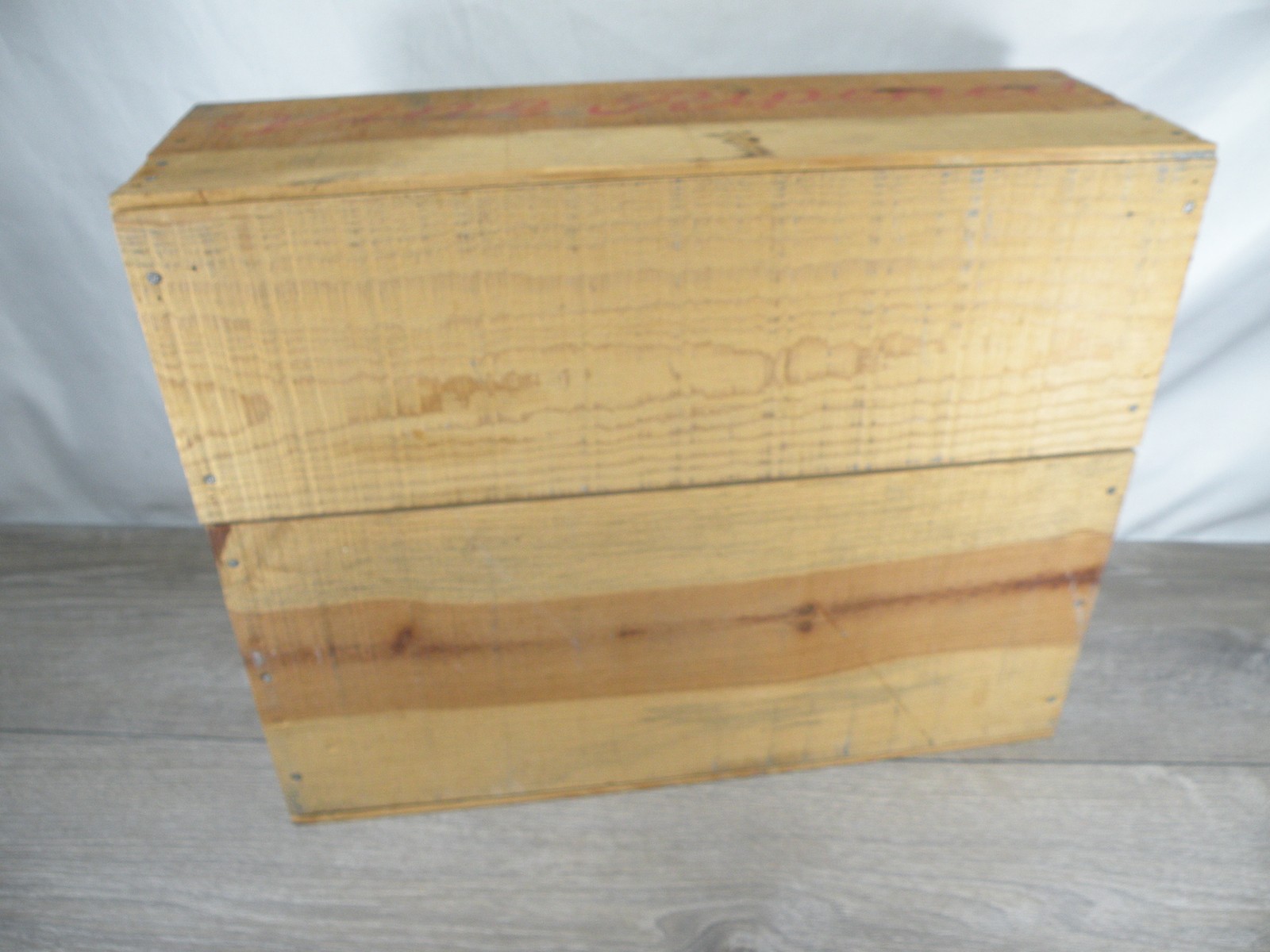 Vintage TRIB-O Brand Tomato Wood Crate Box Vine Ripened Produce Mexico
