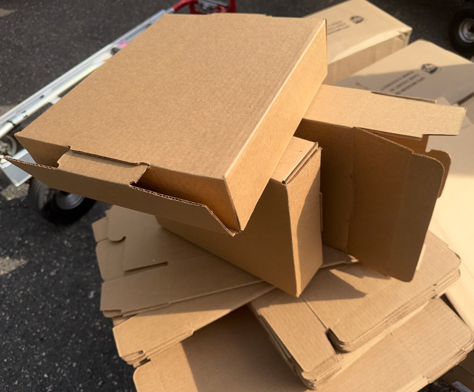 50 Pieces 10″ x 3″ x 12.5″ Corrugated Security Mailer Shipping Box