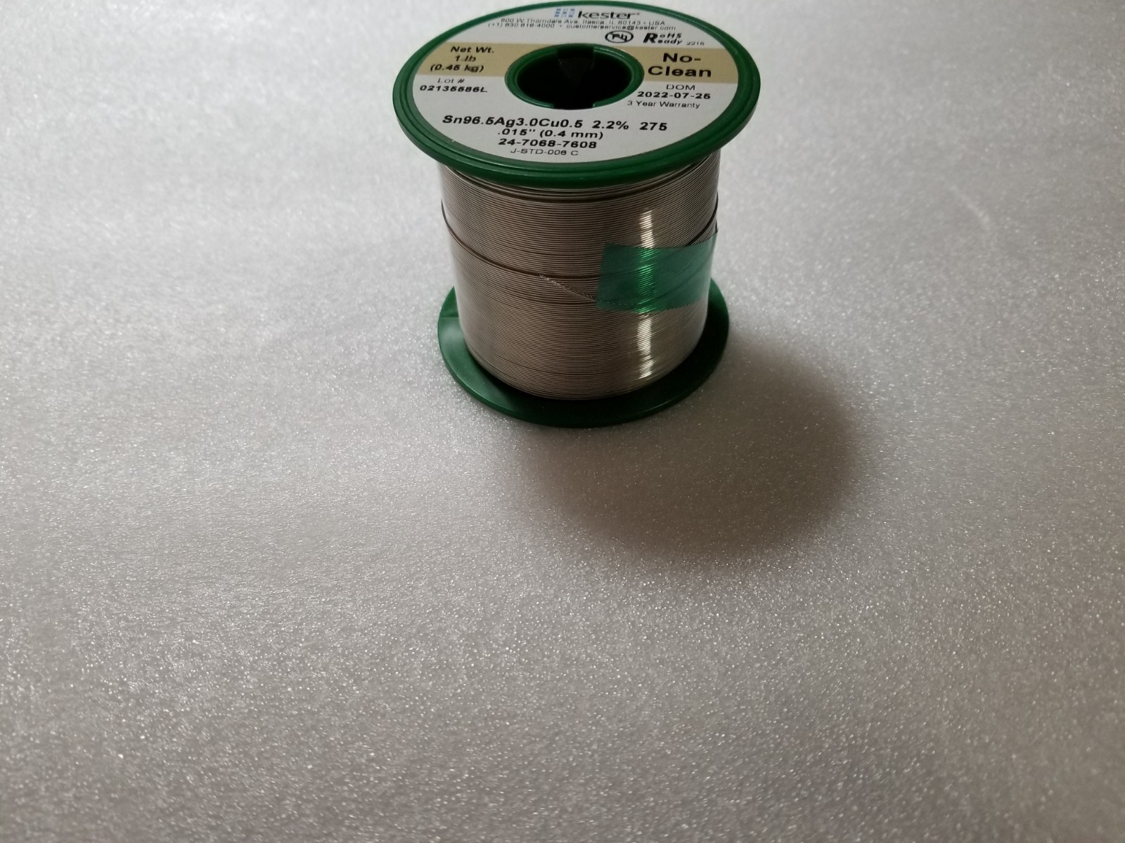 Kester Wire Solder 1LB Roll No Clean PN 24-7068-7608 NEW