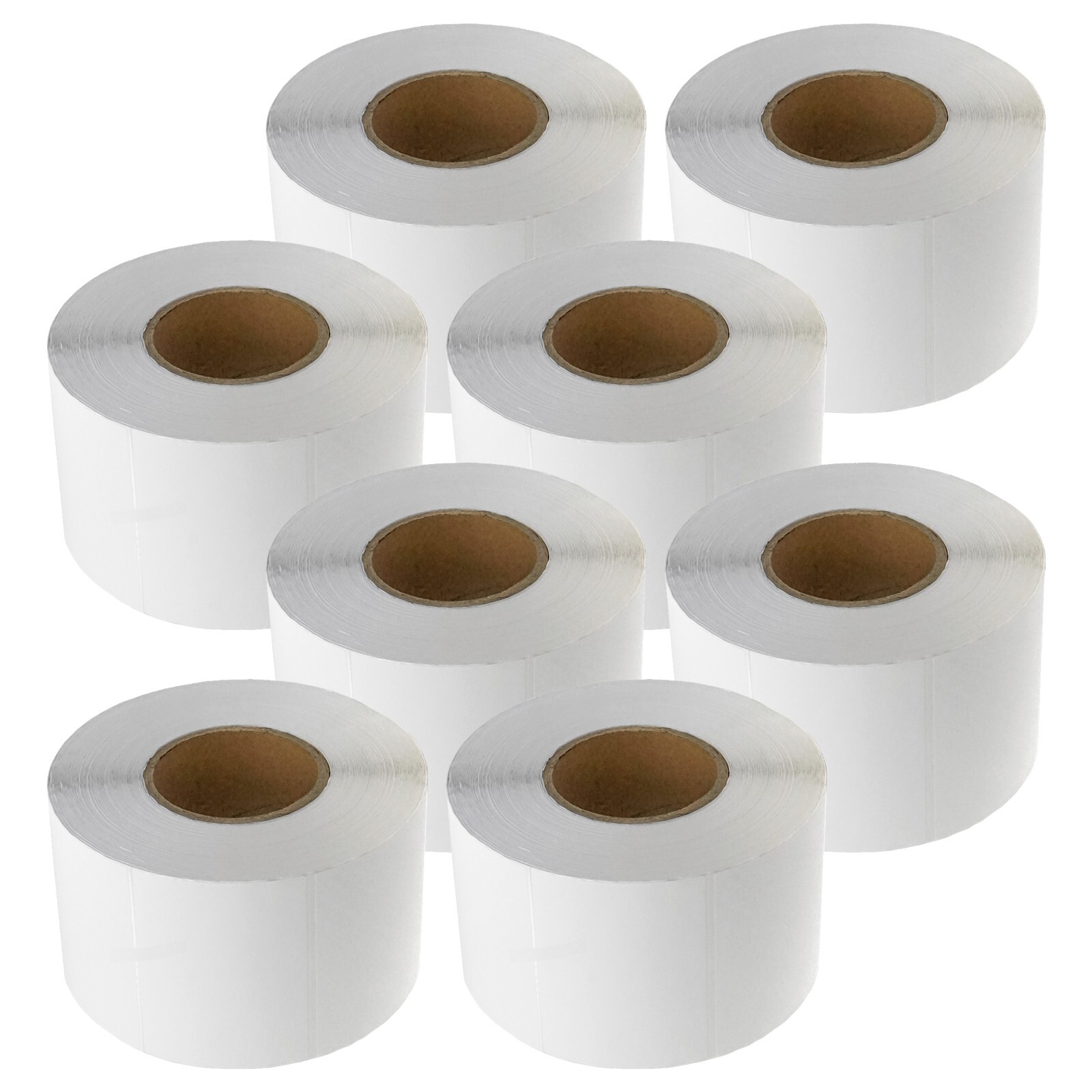 4×6 (4″x6″) Shipping White Direct Thermal Labels – 3″ Core – (8) Rolls of 1000