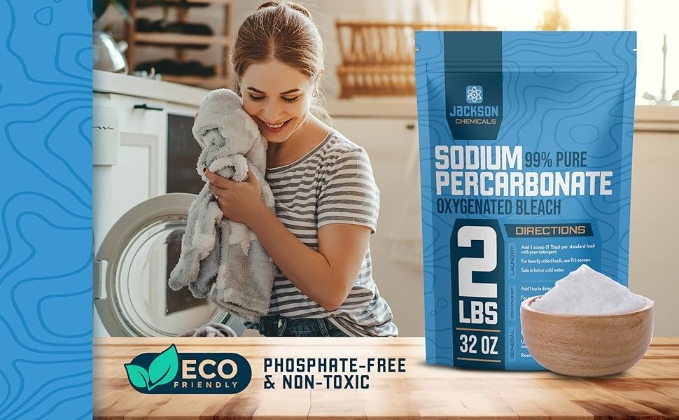 Sodium Percarbonate (2 lbs) with measuring spoon
