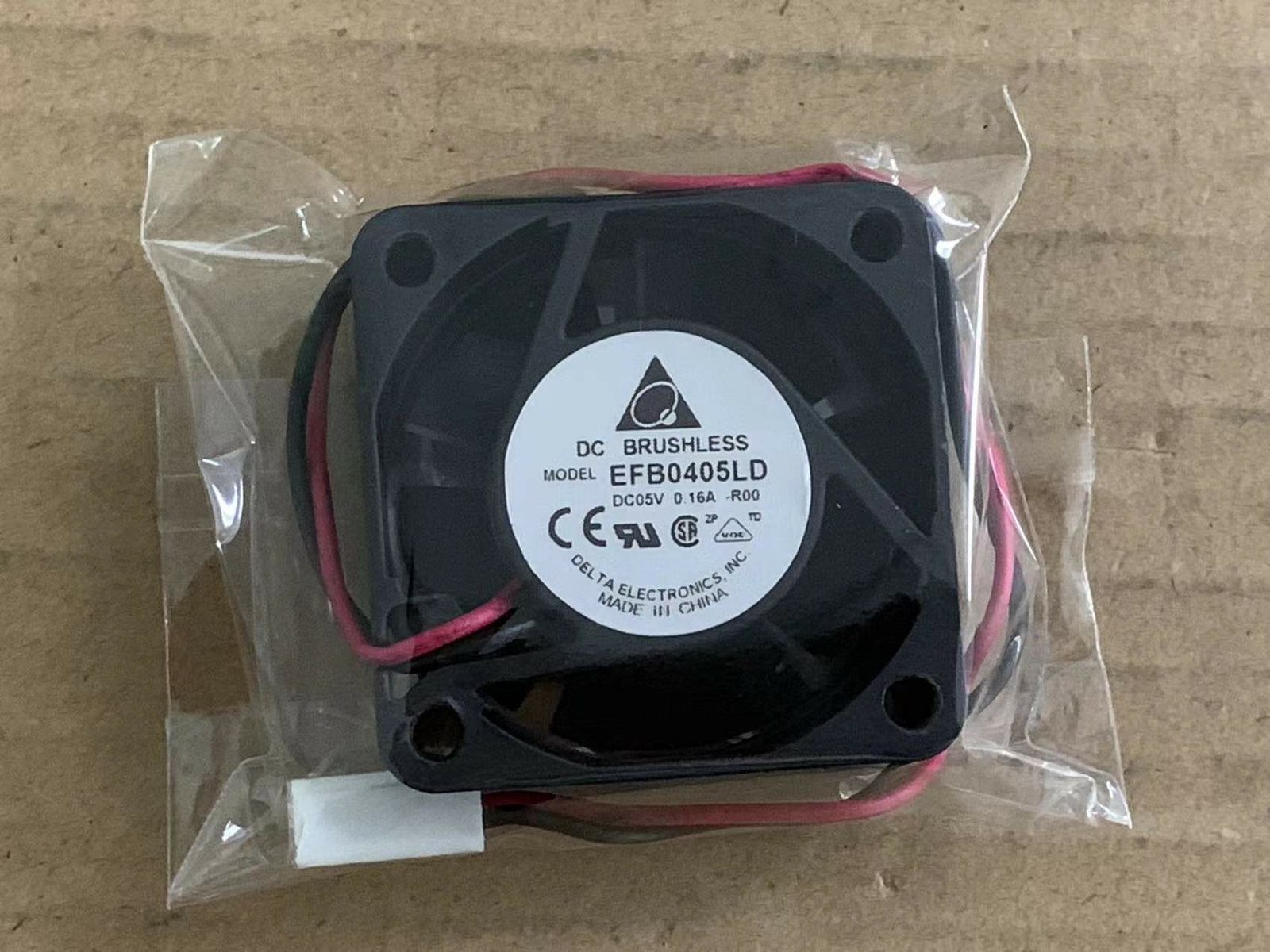 Delta EFB0405LD fan 5V 0.16A 40*40*20mm 2Pin