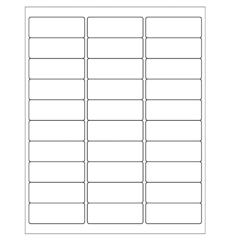 6000 Count Premium Shipping Mailing Labels 1″x2-5/8″ Adhesive 30 Per Sheet 30-UP