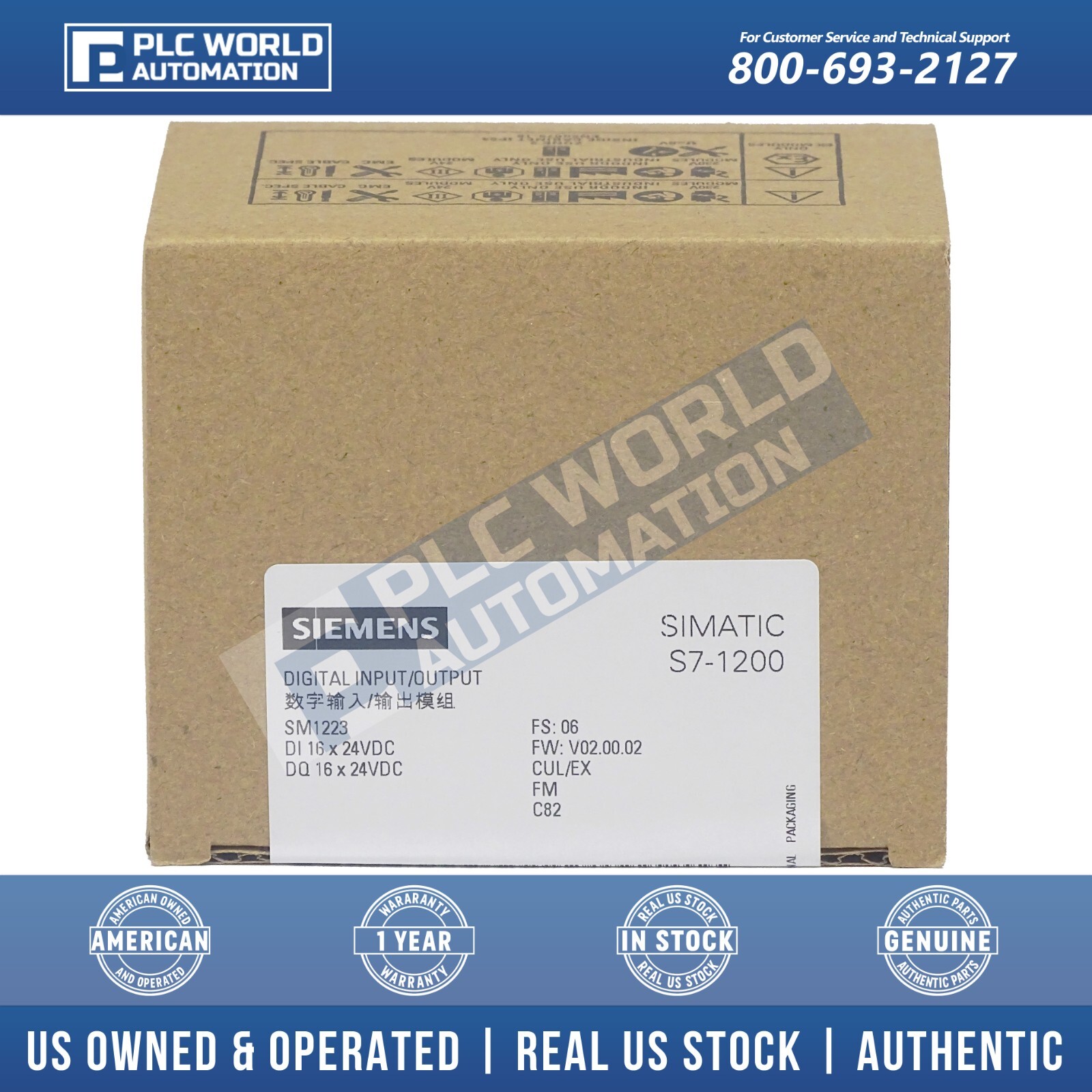 New Sealed Siemens 6ES7223-1BL32-0XB0 S7-1200 SM 1223 Late Mfg Date 2 Yr Wty