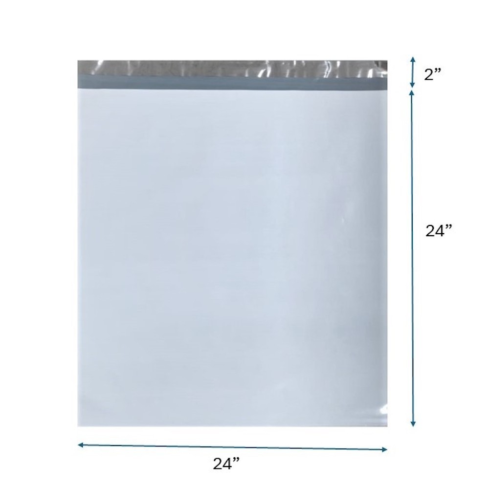 24″x24″ Poly mailers, shipping envelopes, mailing bags Extra strong 2.5Mil