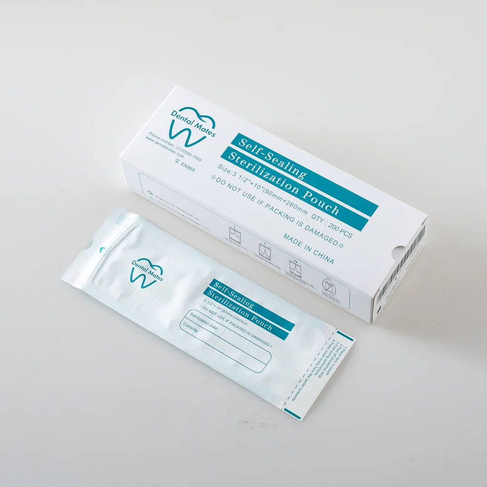 3.5×10 Autoclave Sterilization Pouches – Self-Sealing for Dental Clinic & Tattoo