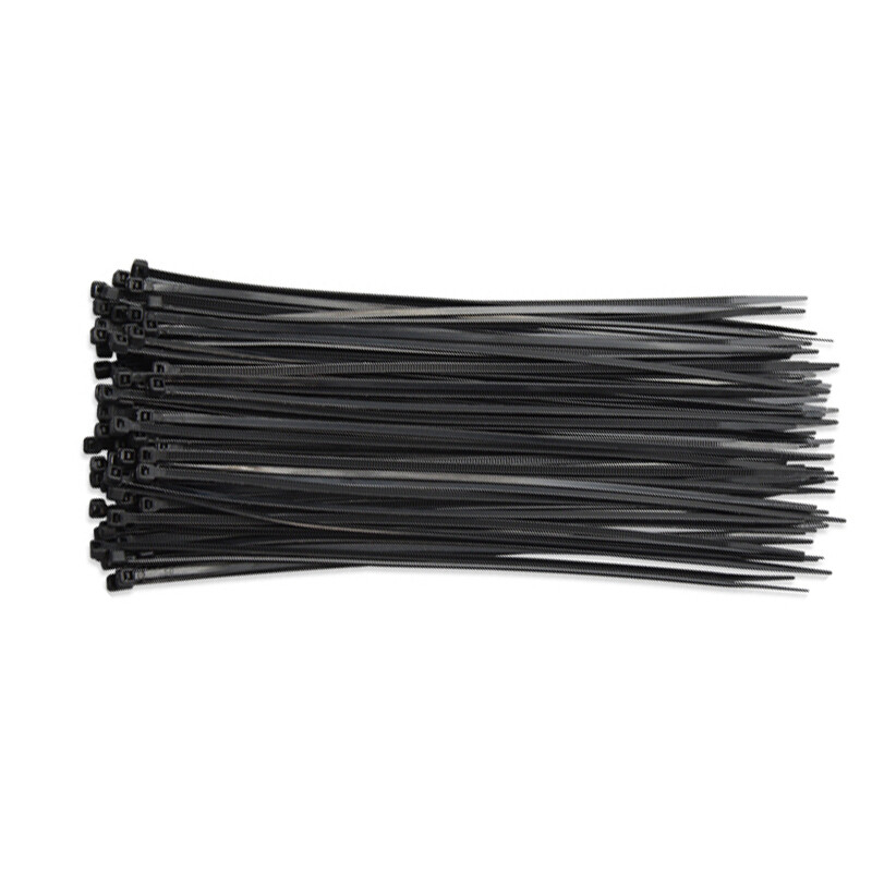 NEW 100 – 1000pcs 4″ to 24″ USA INDUSTRIAL BLACK WIRE CABLE ZIP NYLON TIE WRAPS