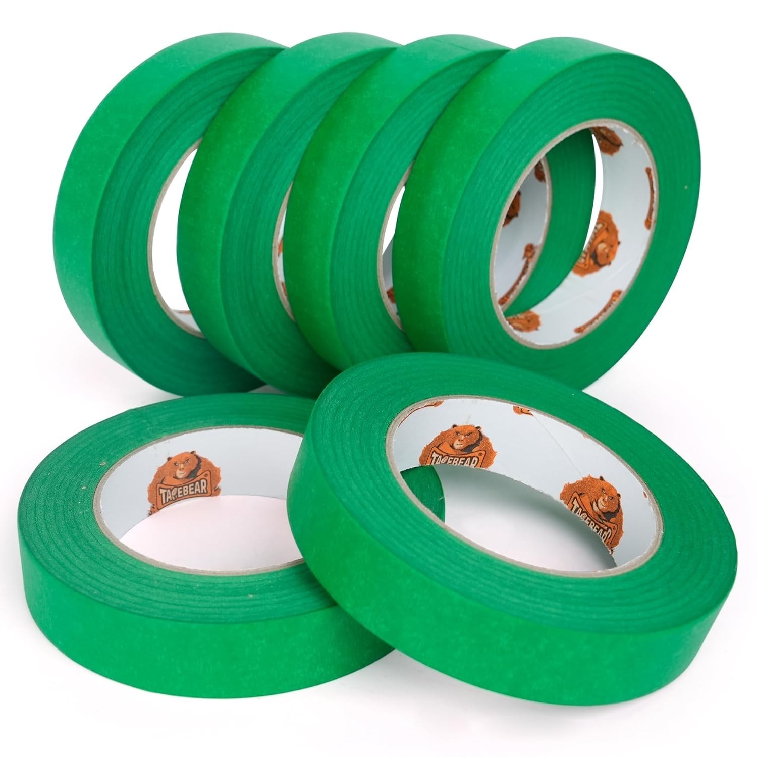 Green Painters Tape Multi-Surface Masking Tape 6Rolls Indoor and Outdoor Use