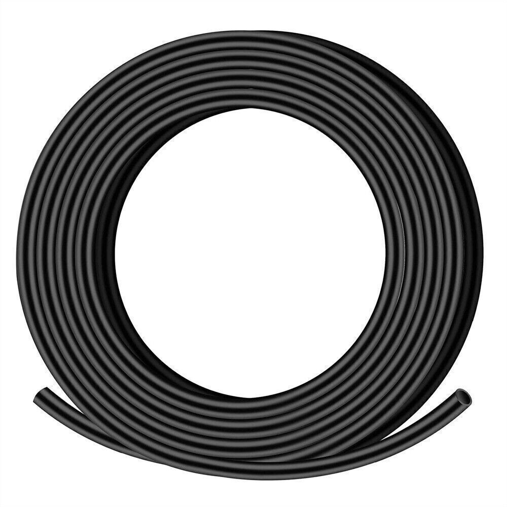 5-100ft Black Φ1/4″ (6.4mm) Heat Shrink Tubing 3:1 Dual Wall Adhesive Glue Lined