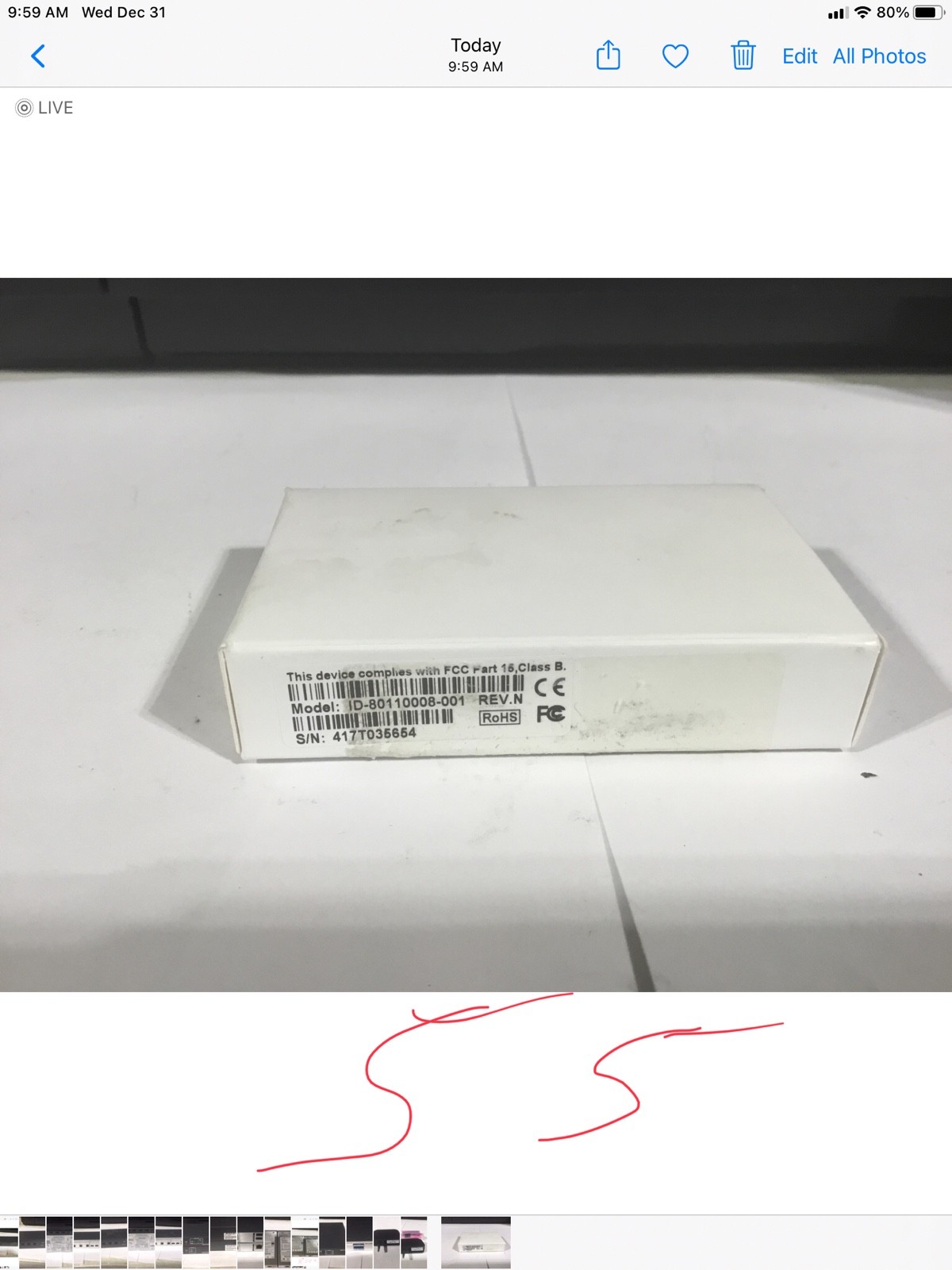 ID TECH UniMag II Secure Mobile MagStripe Reader ID-80110008-001