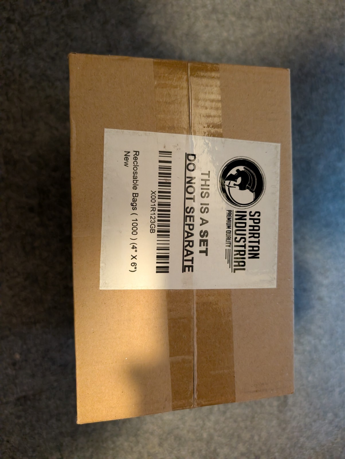 Spartan Industrial 4″ x 6″ Reclosable Zip Bags – 1,000 Count – Clear Poly Plasti