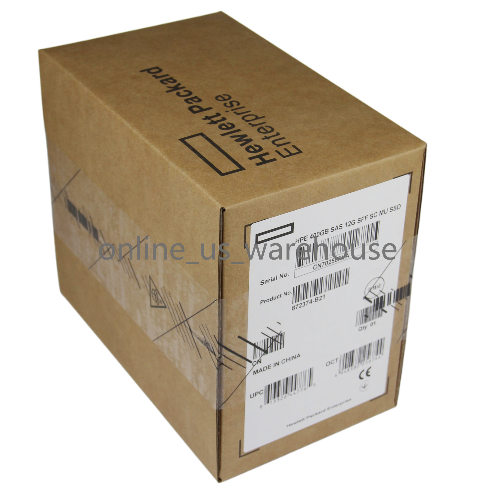 872373-001 872505-001 872374-B21 HPE SSD 400GB SAS 2.5″ SSD Solid State Drive