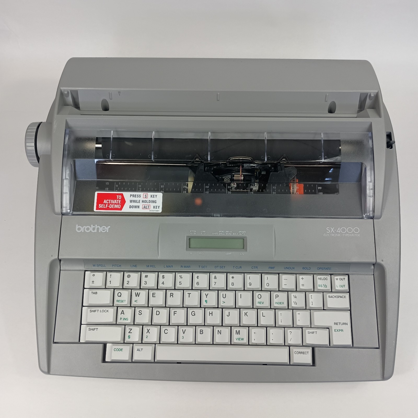 Brother SX-4000 Electronic Electric Typewriter – Working