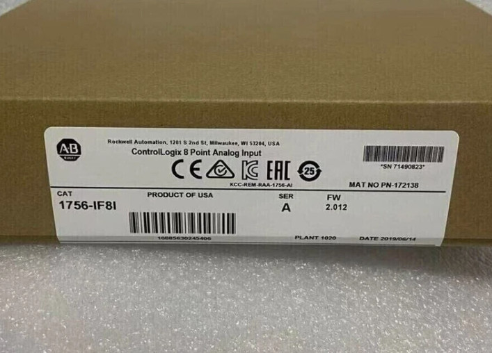 AB 1756-IF8I ControlLogix 8 Point Analog Input Module AB 1756IF8I PLC