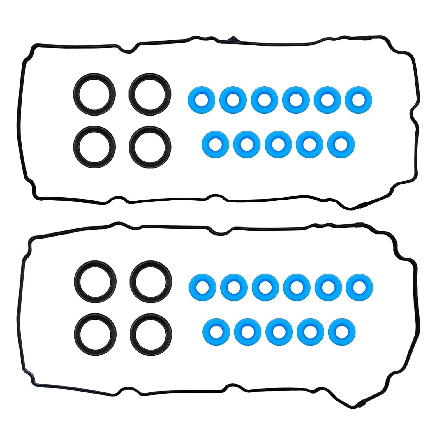 Engine Valve Cover Gasket Set Compatible with 2007-2015 Ford Edge F… Fast Ship