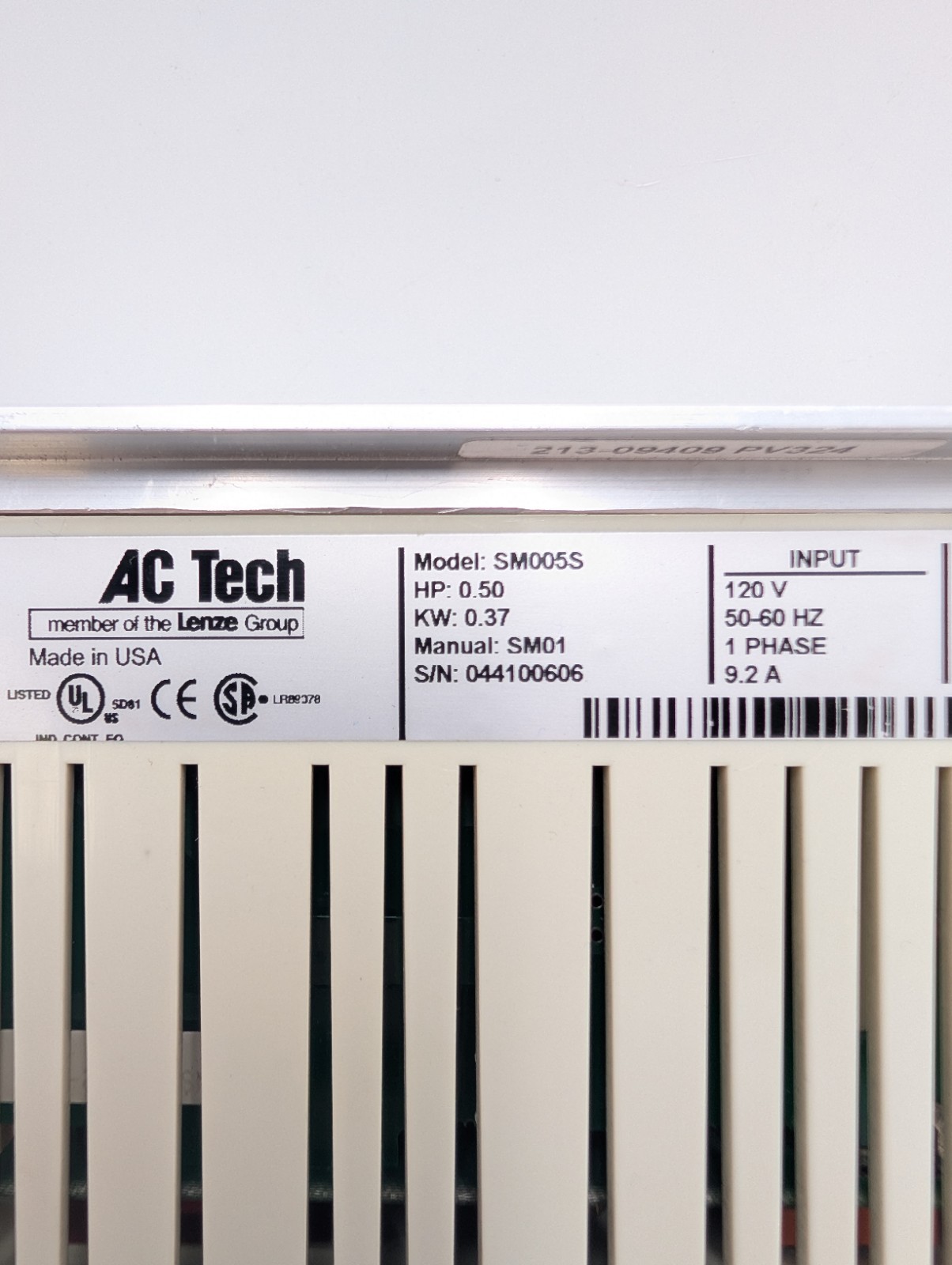 Lenze SM005S AC Tech SCM Series Basic Controller Variable Frequency Drive J3D
