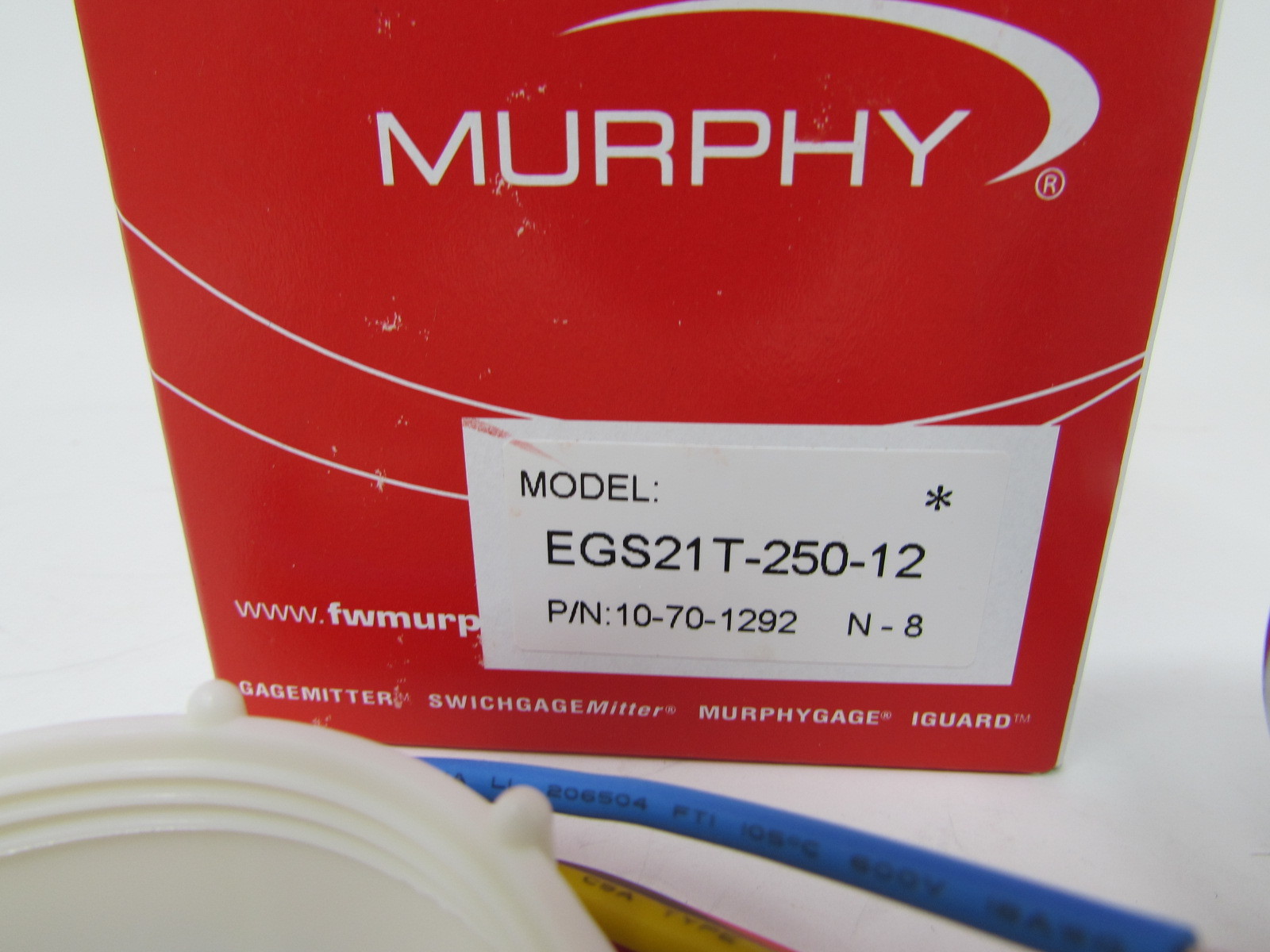 NEW MURPHY ELECTRIC TEMPERATURE SWICHGAGE EGS21T-250-12 10701292