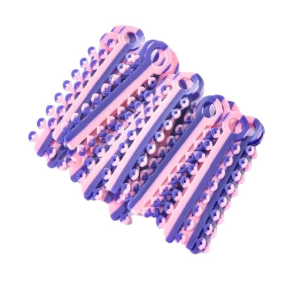 Dental Orthodontic Ligature Ties Elastic Rubber Bands Single/Double Colors USA