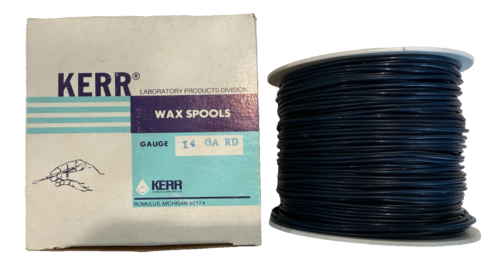 KERR Wax Round Wire Spool # 6 Gauge. 0.5lb.