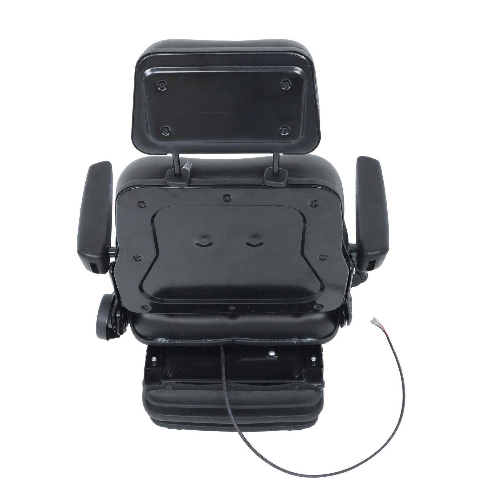 Forklift & Tractor Seat Suspension Adjustable Backrest Armrest Safety Belt